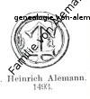 Siegel von Heinrich Alemann